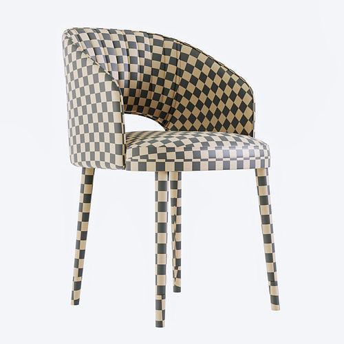 Parven Furniture chair 3D model 2