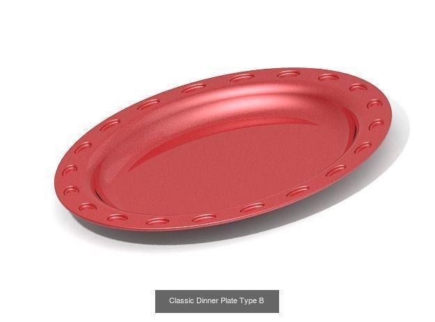 KITCHEN UTENSILS PLATE PACK 3D Model Collection_4