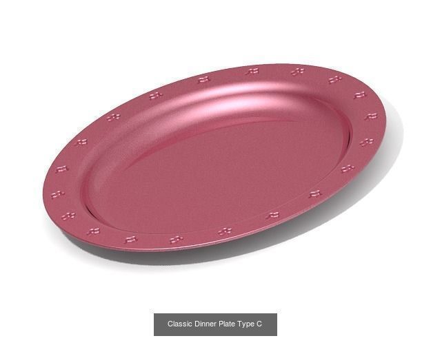 KITCHEN UTENSILS PLATE PACK 3D Model Collection_5