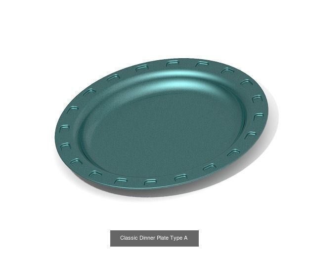 KITCHEN UTENSILS PLATE PACK 3D Model Collection_3