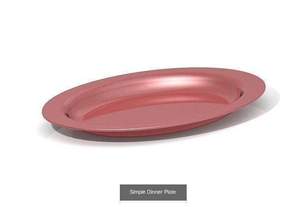 KITCHEN UTENSILS PLATE PACK 3D Model Collection_2