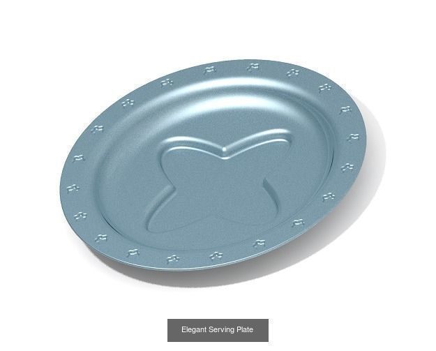 KITCHEN UTENSILS PLATE PACK 3D Model Collection_7