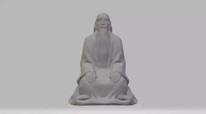 Lao Tzu 3D Model