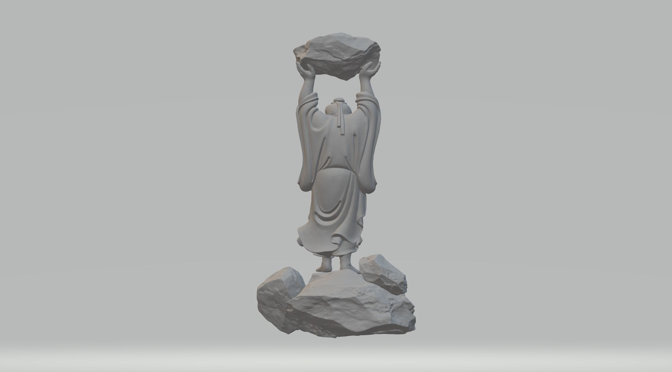 Yugong Yishan 3D Model 3D print model_2