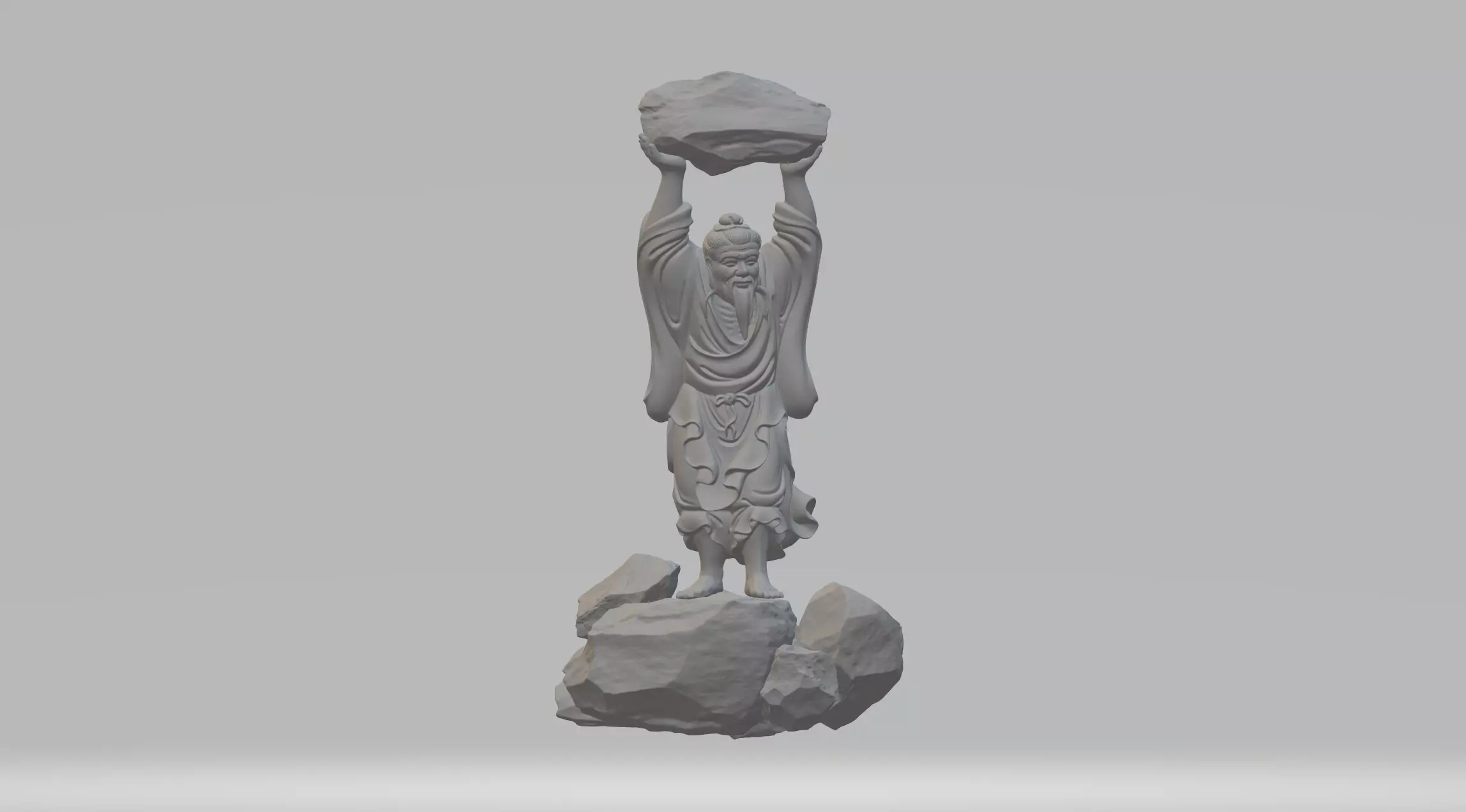 Yugong Yishan 3D Model 3D print model_0