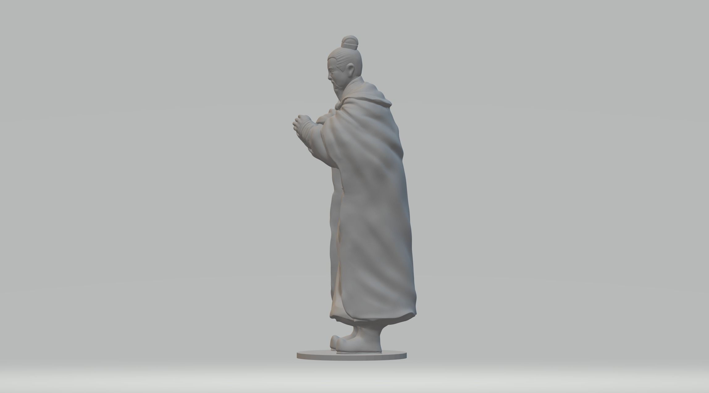 Liu Bei 3D Model 3D print model_1
