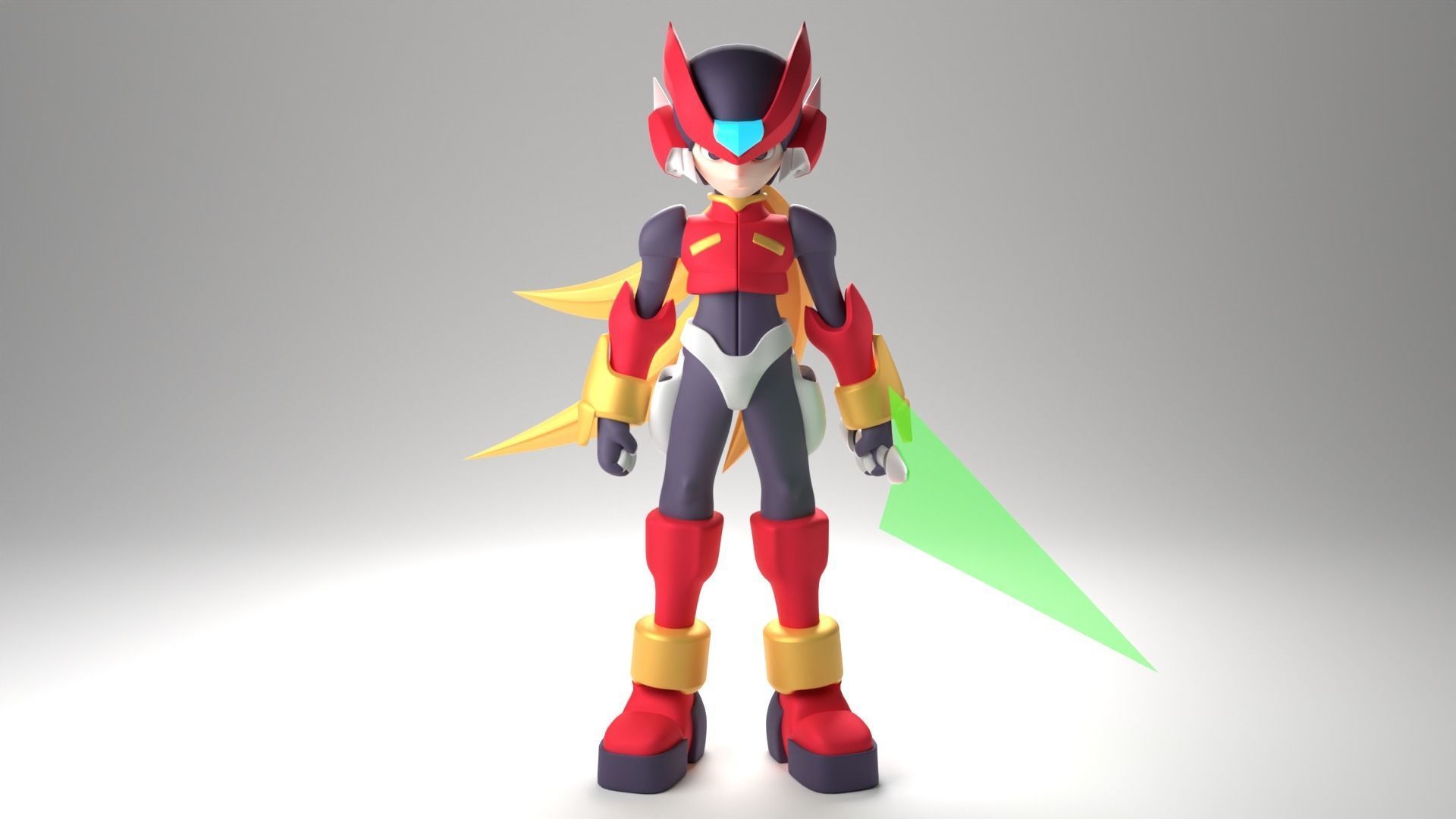 Zero - Megaman Zero 3D model_2
