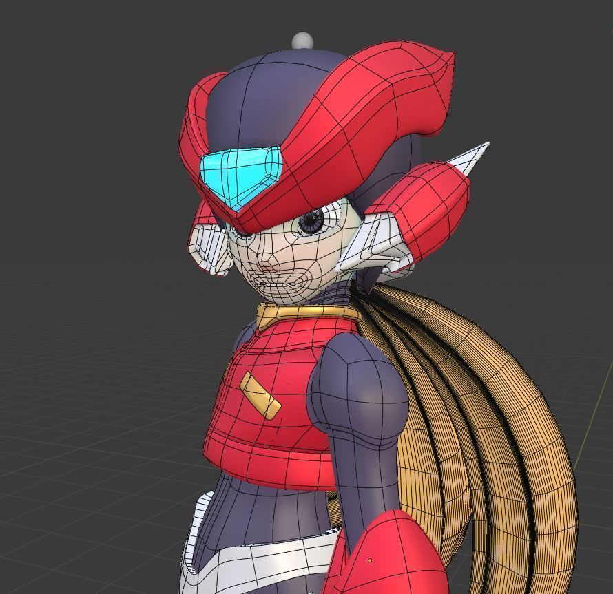 Zero - Megaman Zero 3D model_5