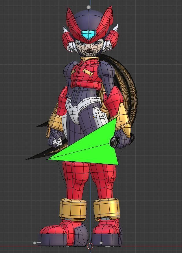 Zero - Megaman Zero 3D model_3