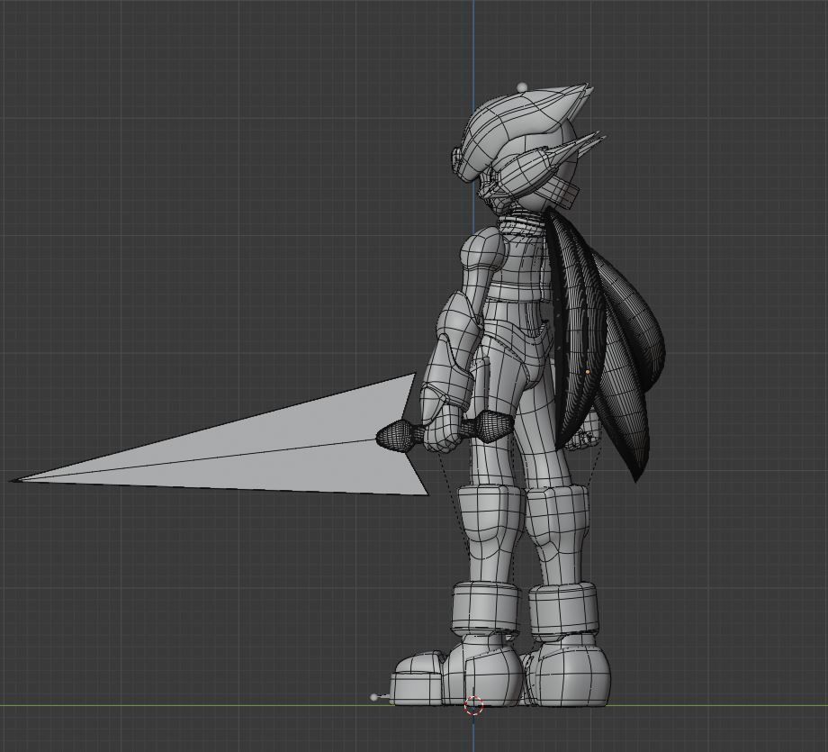 Zero - Megaman Zero 3D model_7