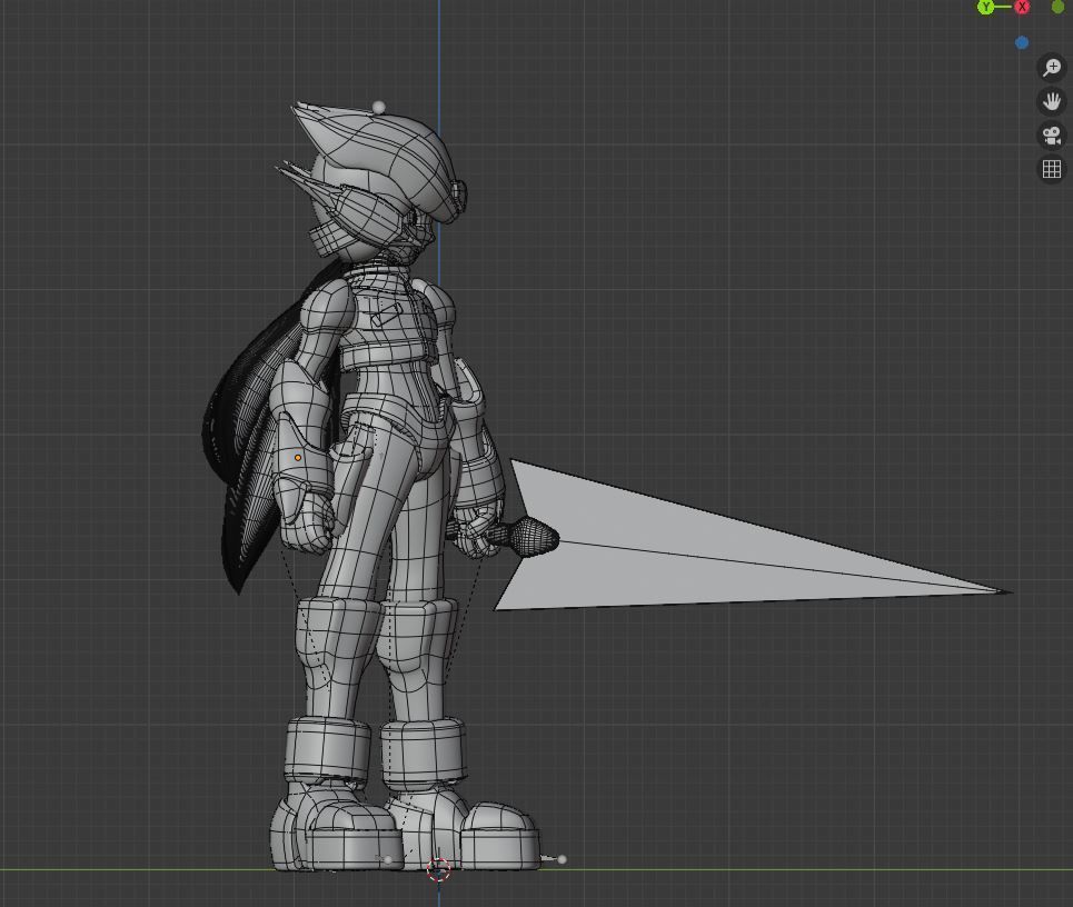 Zero - Megaman Zero 3D model_9