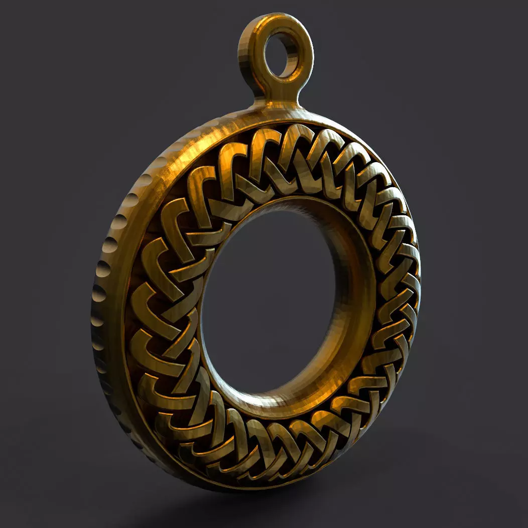 eternal knot pedant 3D print model