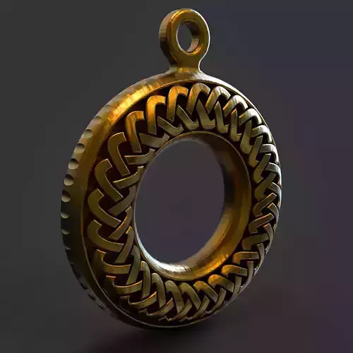 eternal knot pedant 3D print model