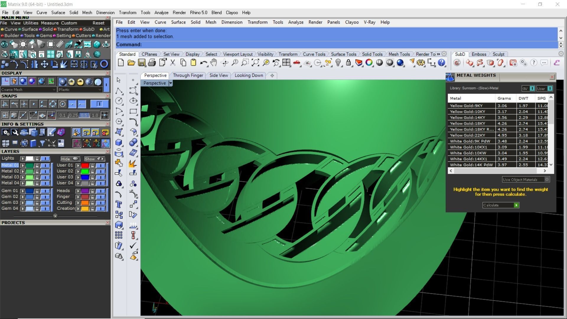 Light weight wide chain ring 3D print model_21