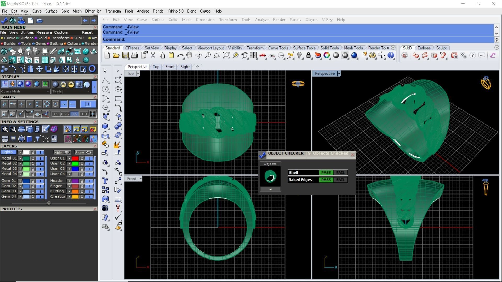 Light weight wide chain ring 3D print model_6