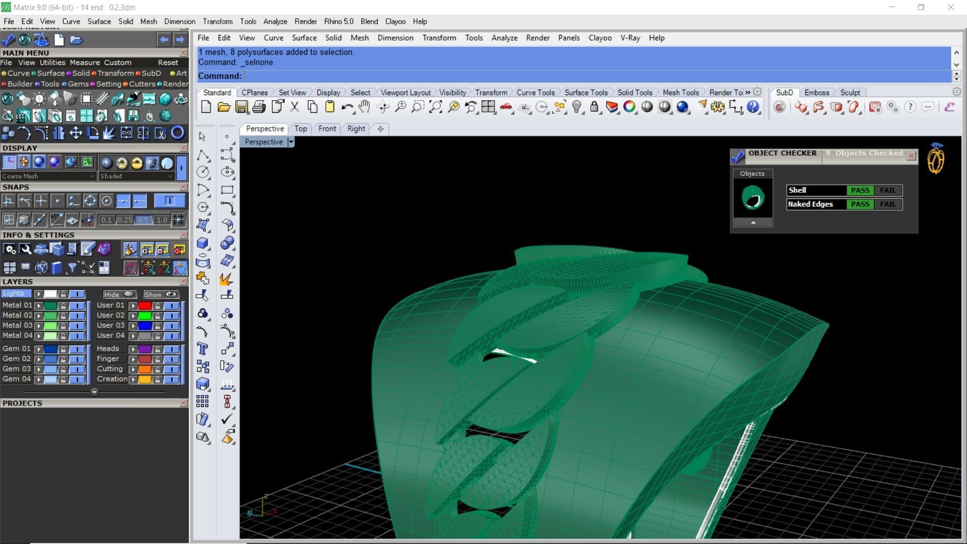 Light weight wide chain ring 3D print model_5