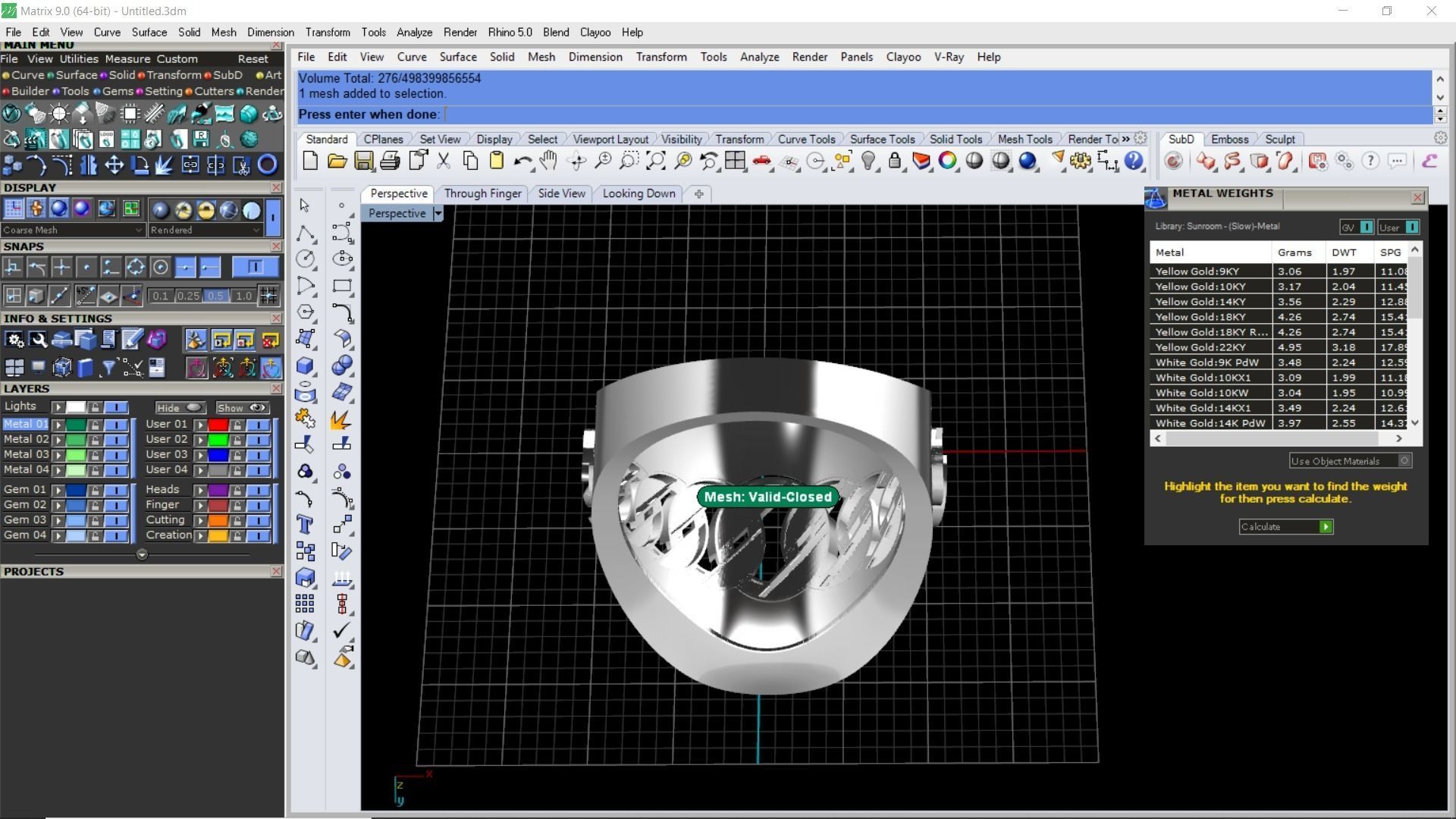 Light weight wide chain ring 3D print model_20