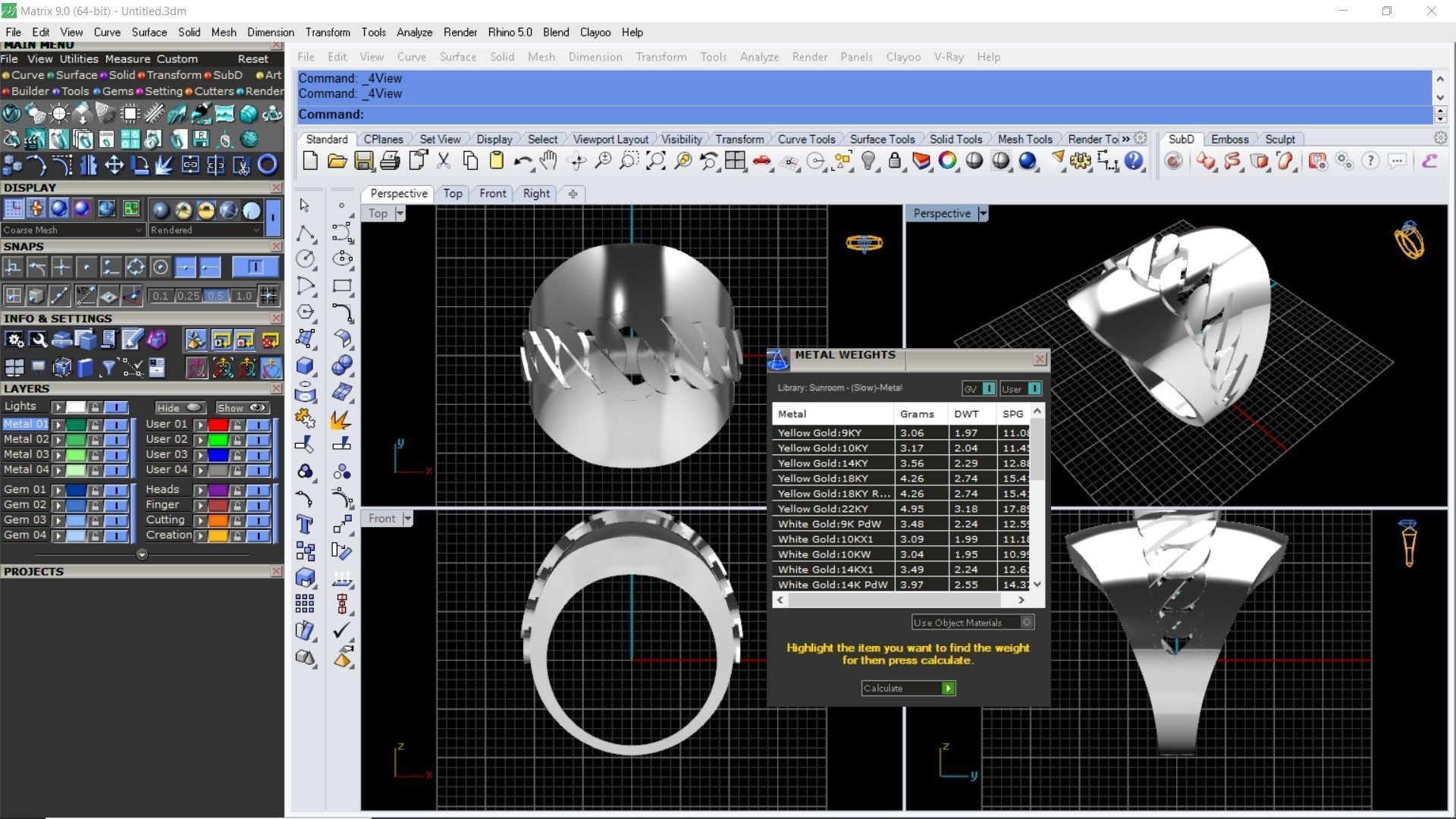 Light weight wide chain ring 3D print model_1