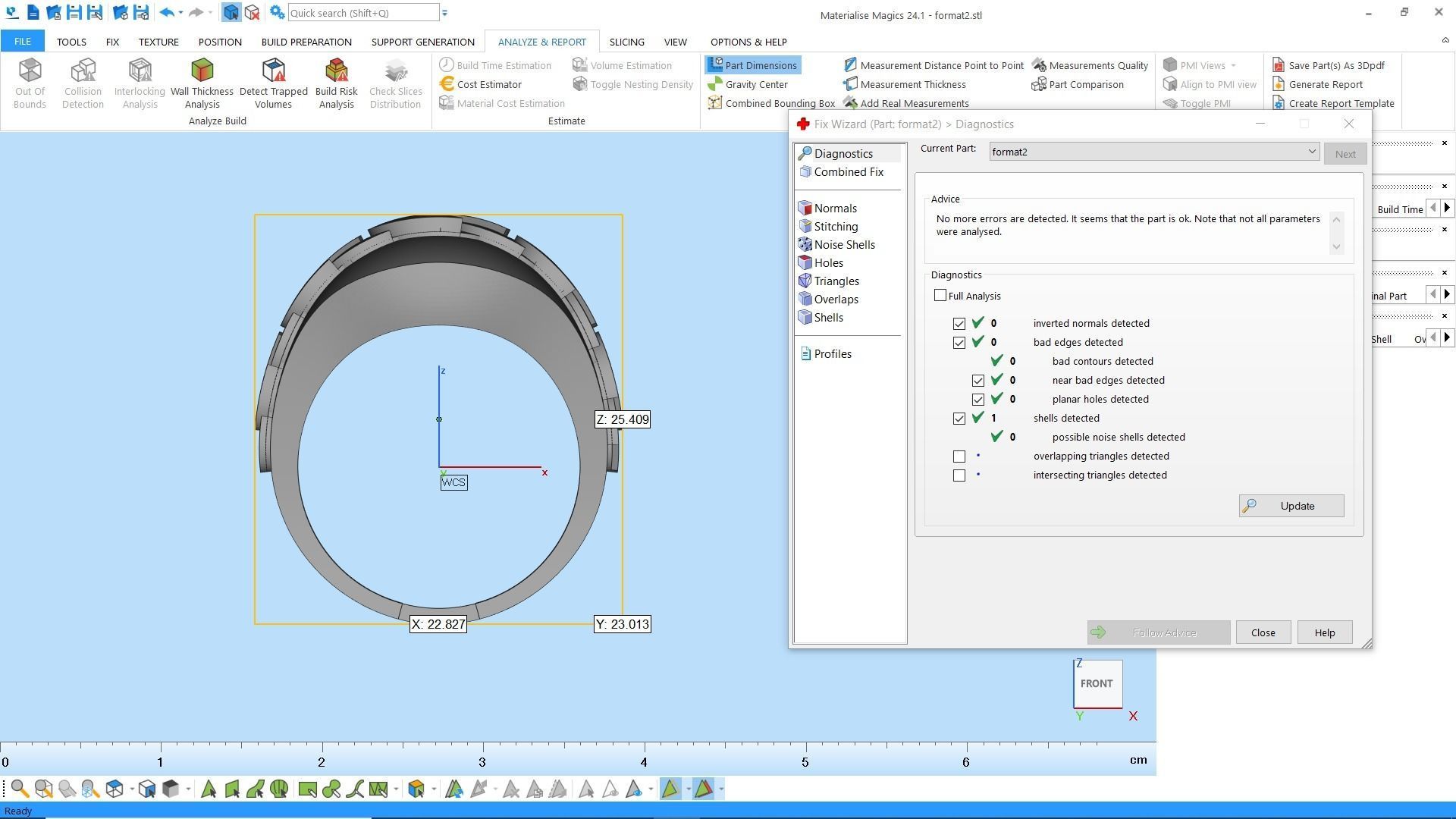 Light weight wide chain ring 3D print model_11