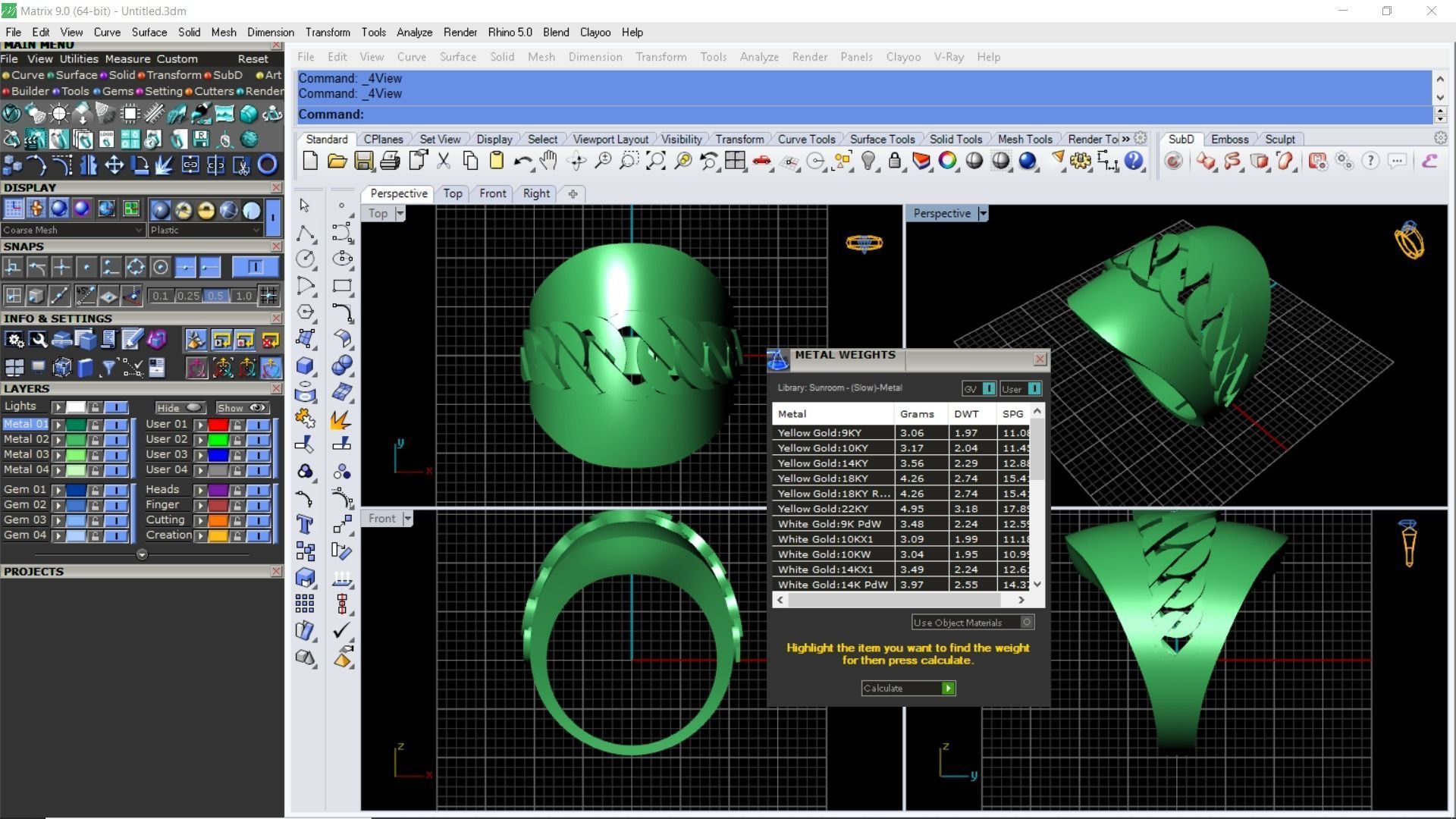 Light weight wide chain ring 3D print model_25
