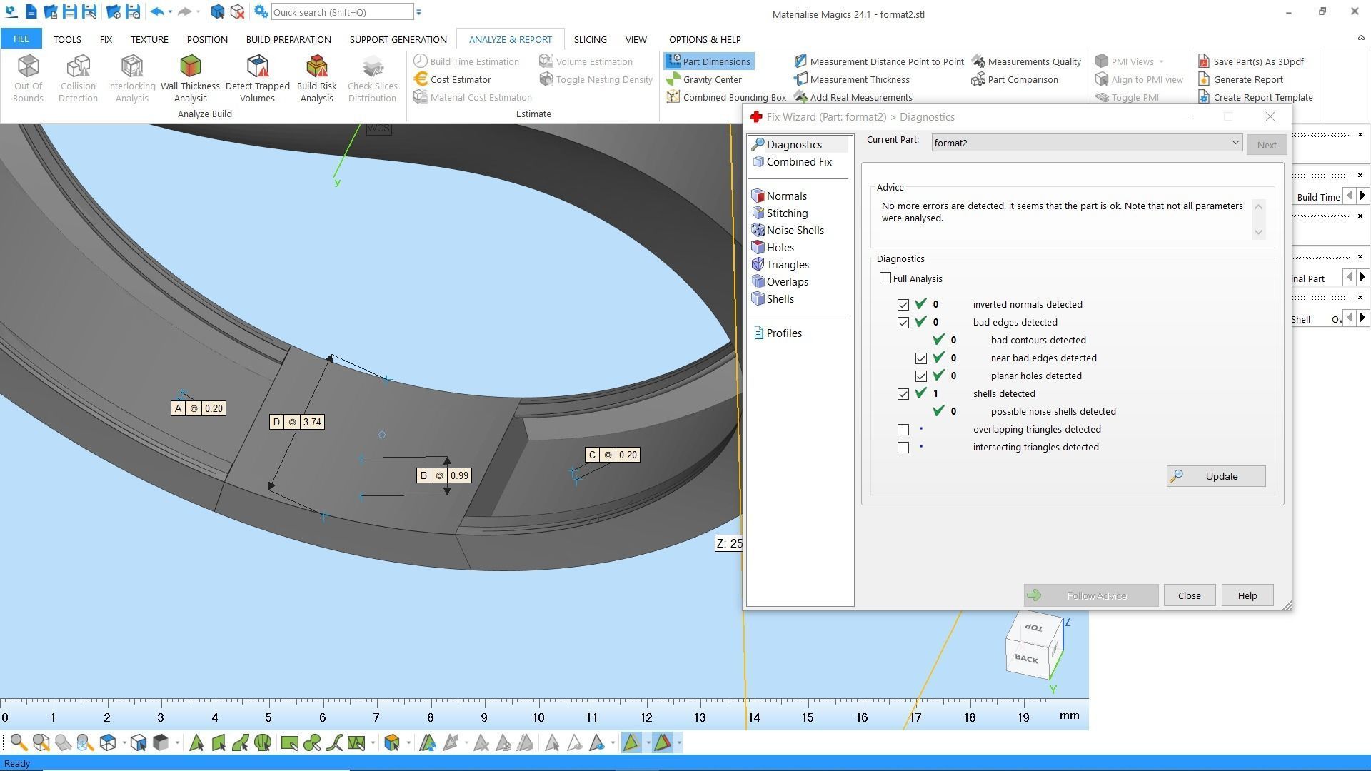 Light weight wide chain ring 3D print model_14