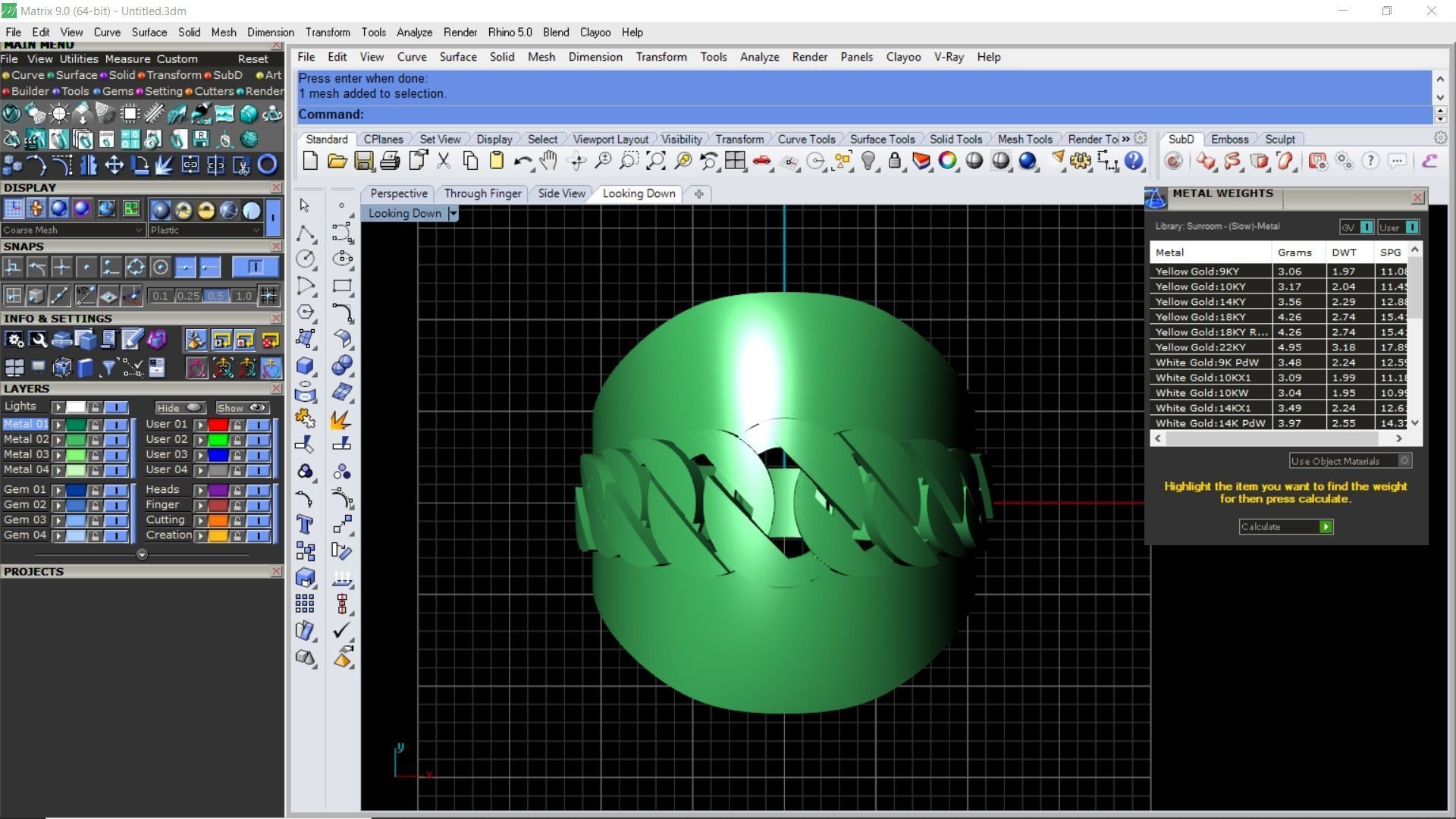 Light weight wide chain ring 3D print model_24