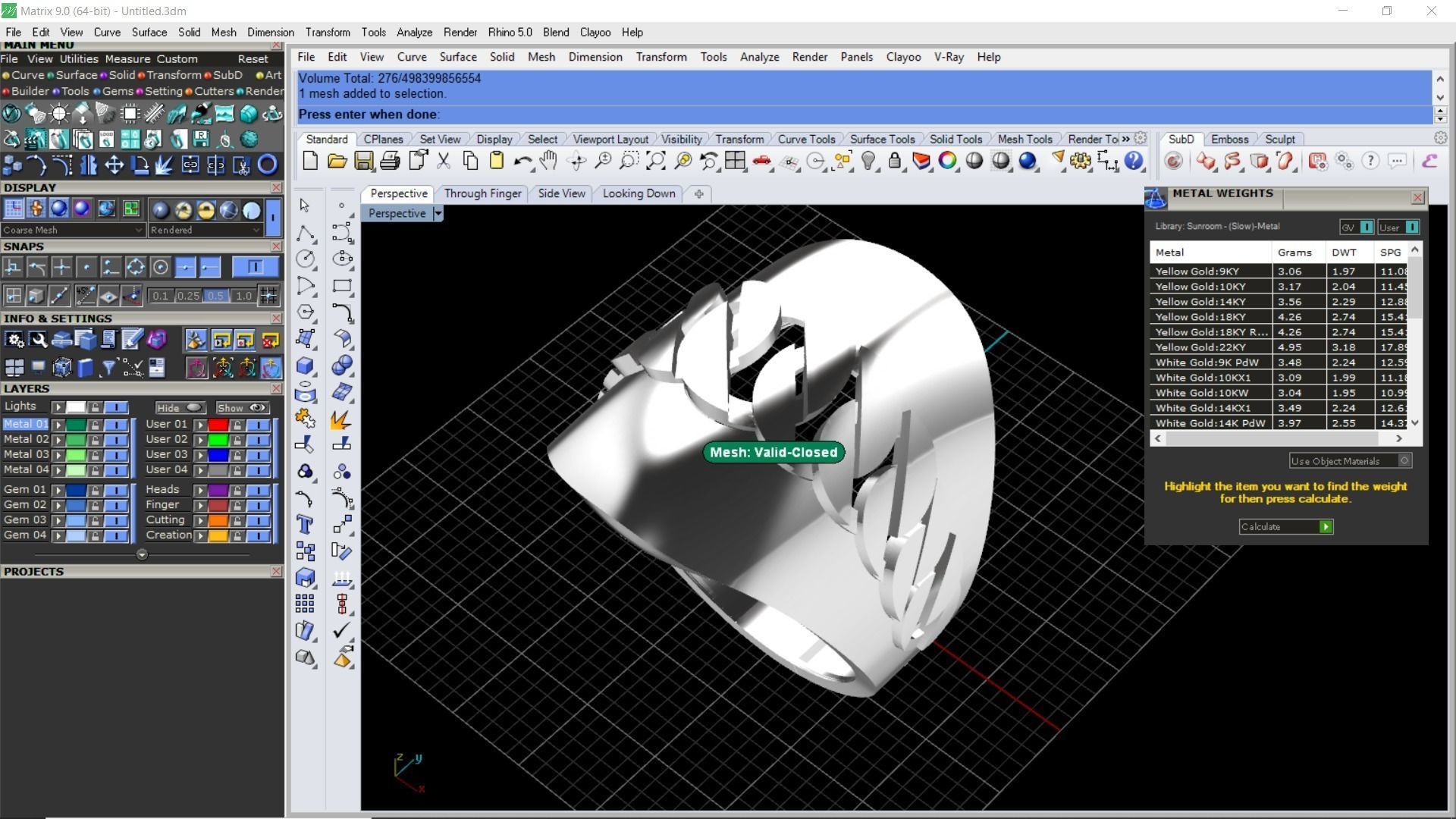 Light weight wide chain ring 3D print model_18