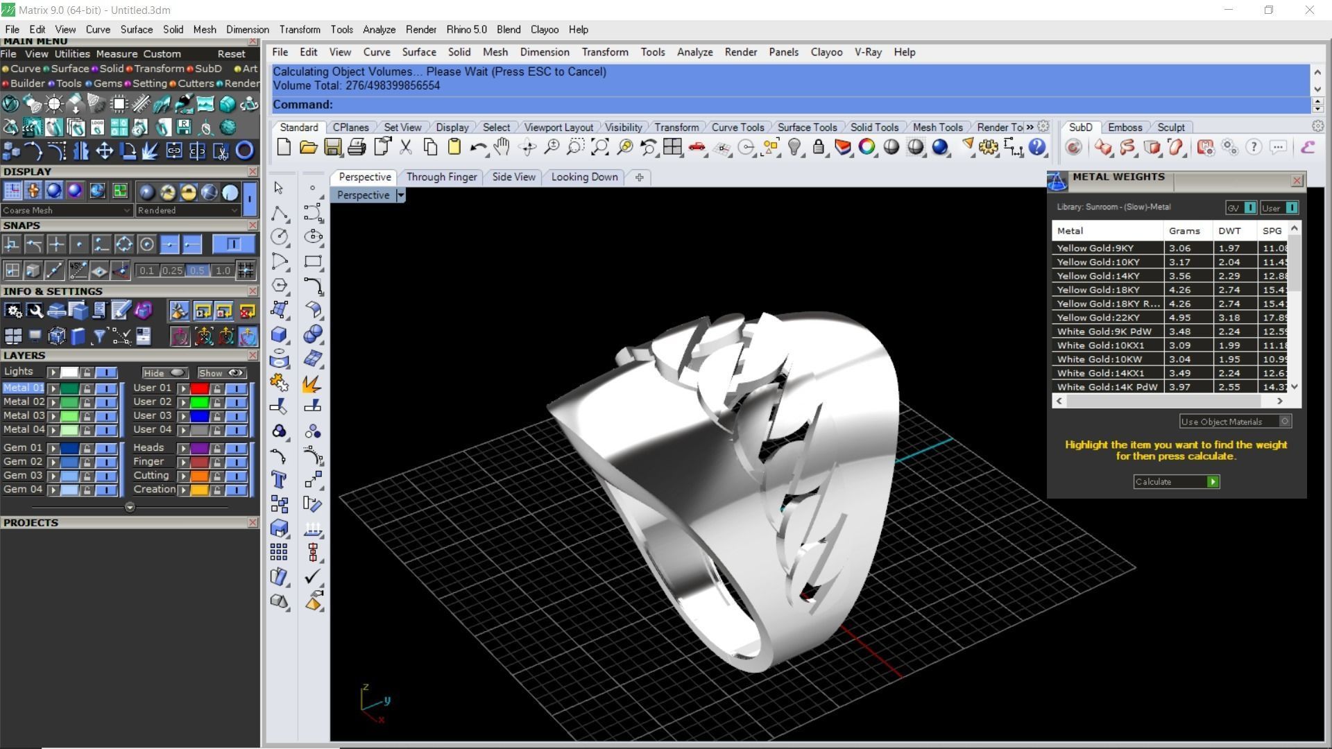 Light weight wide chain ring 3D print model_17