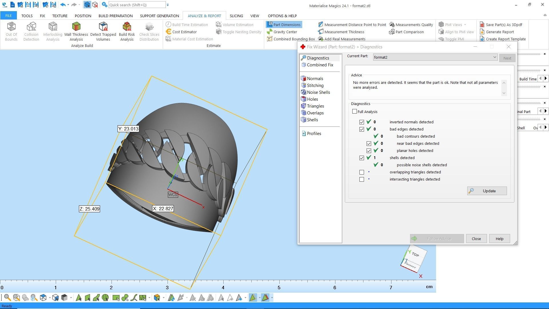 Light weight wide chain ring 3D print model_8