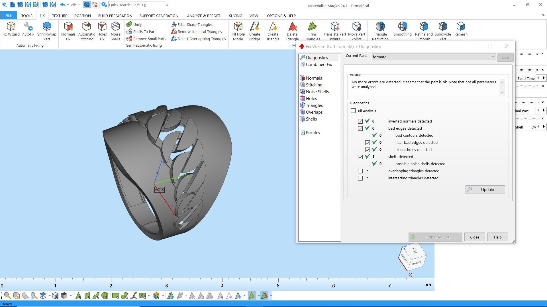 Light weight wide chain ring 3D print model_7