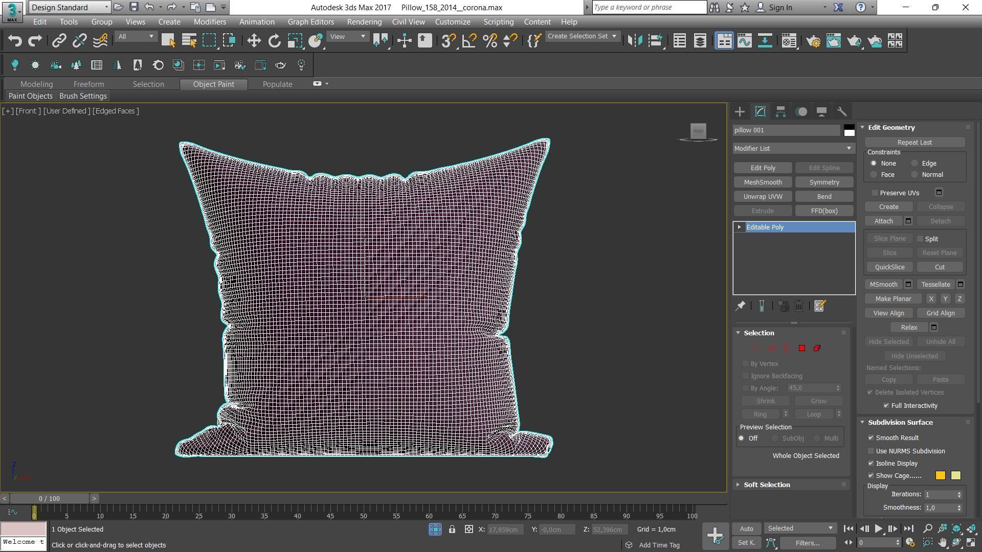 Decorative pillows Houzz set 158 3D model_3