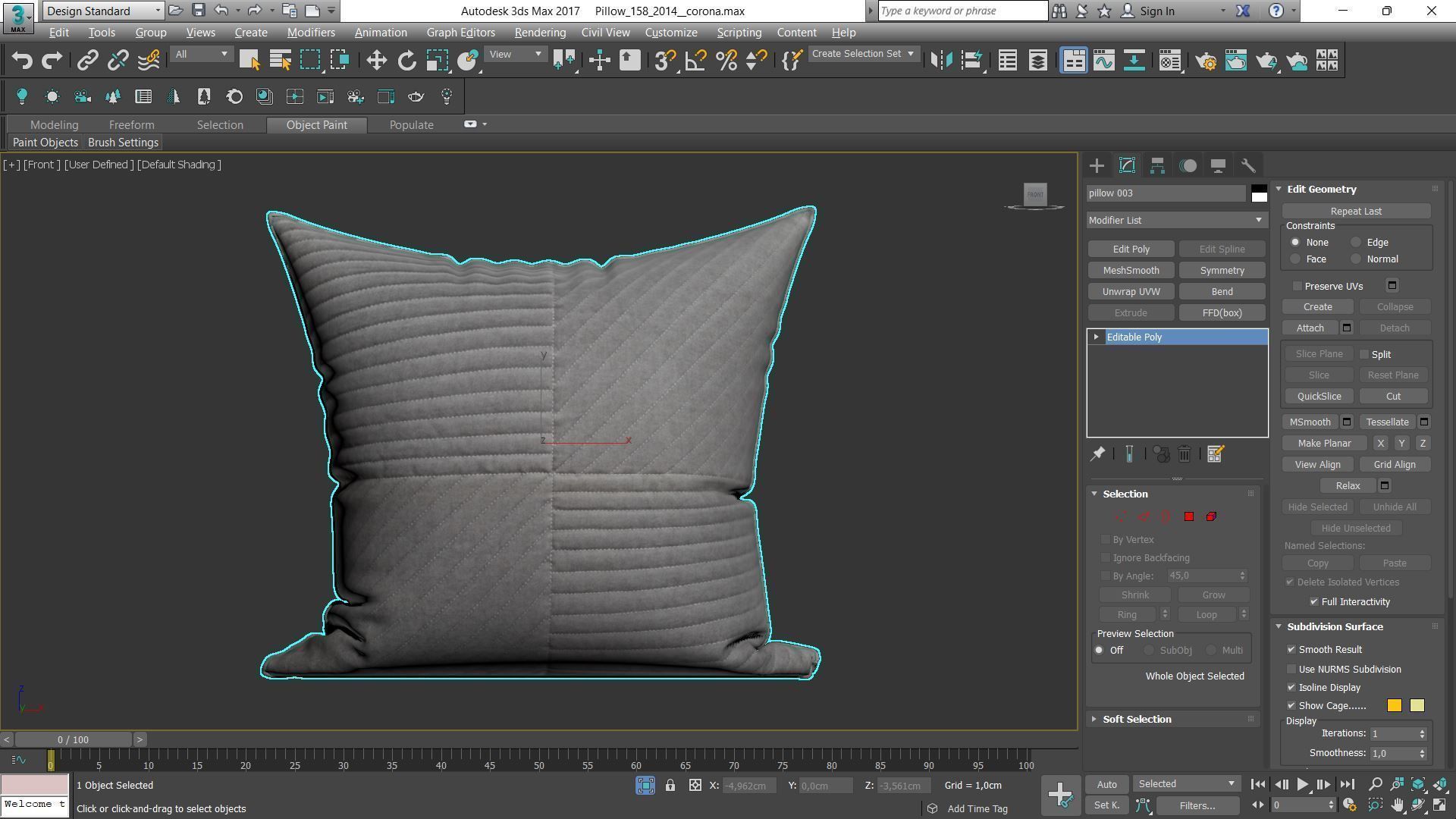 Decorative pillows Houzz set 158 3D model_8