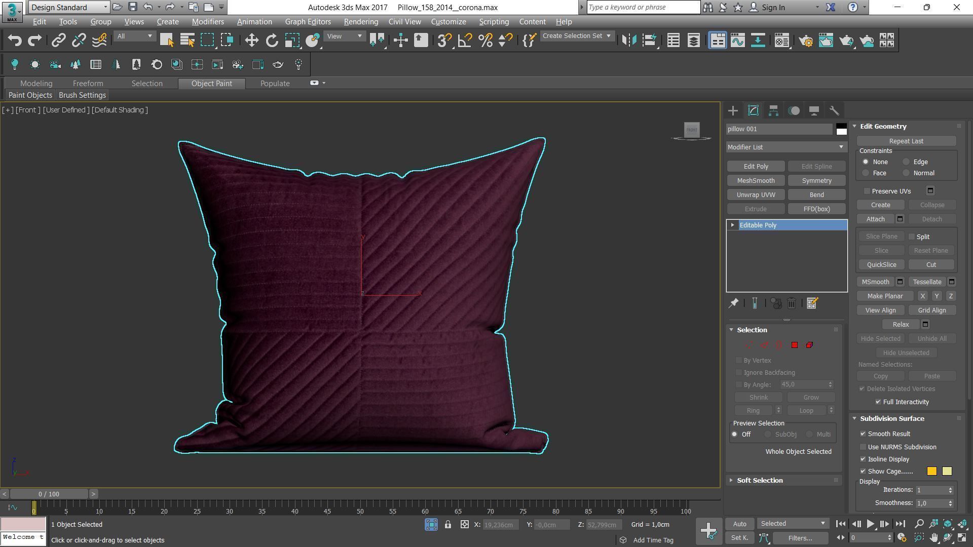 Decorative pillows Houzz set 158 3D model_2