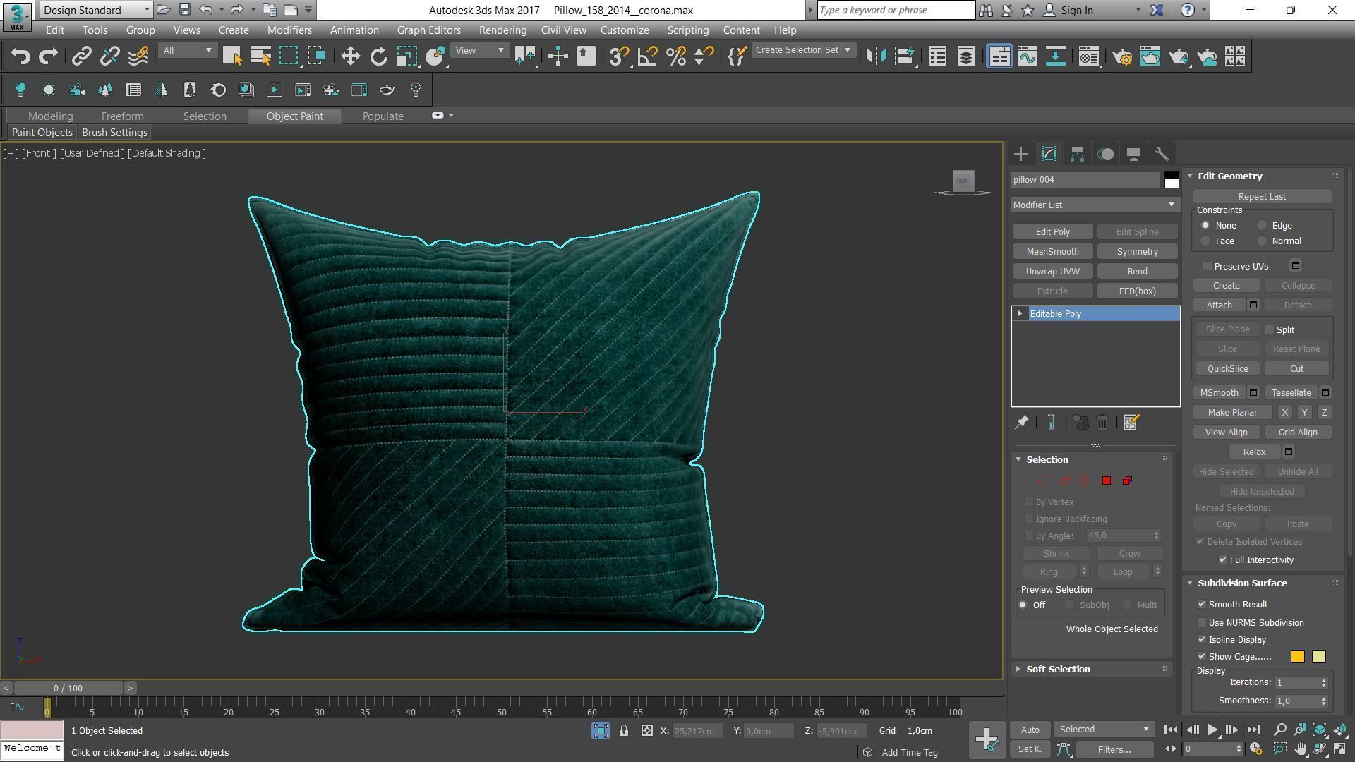 Decorative pillows Houzz set 158 3D model_10