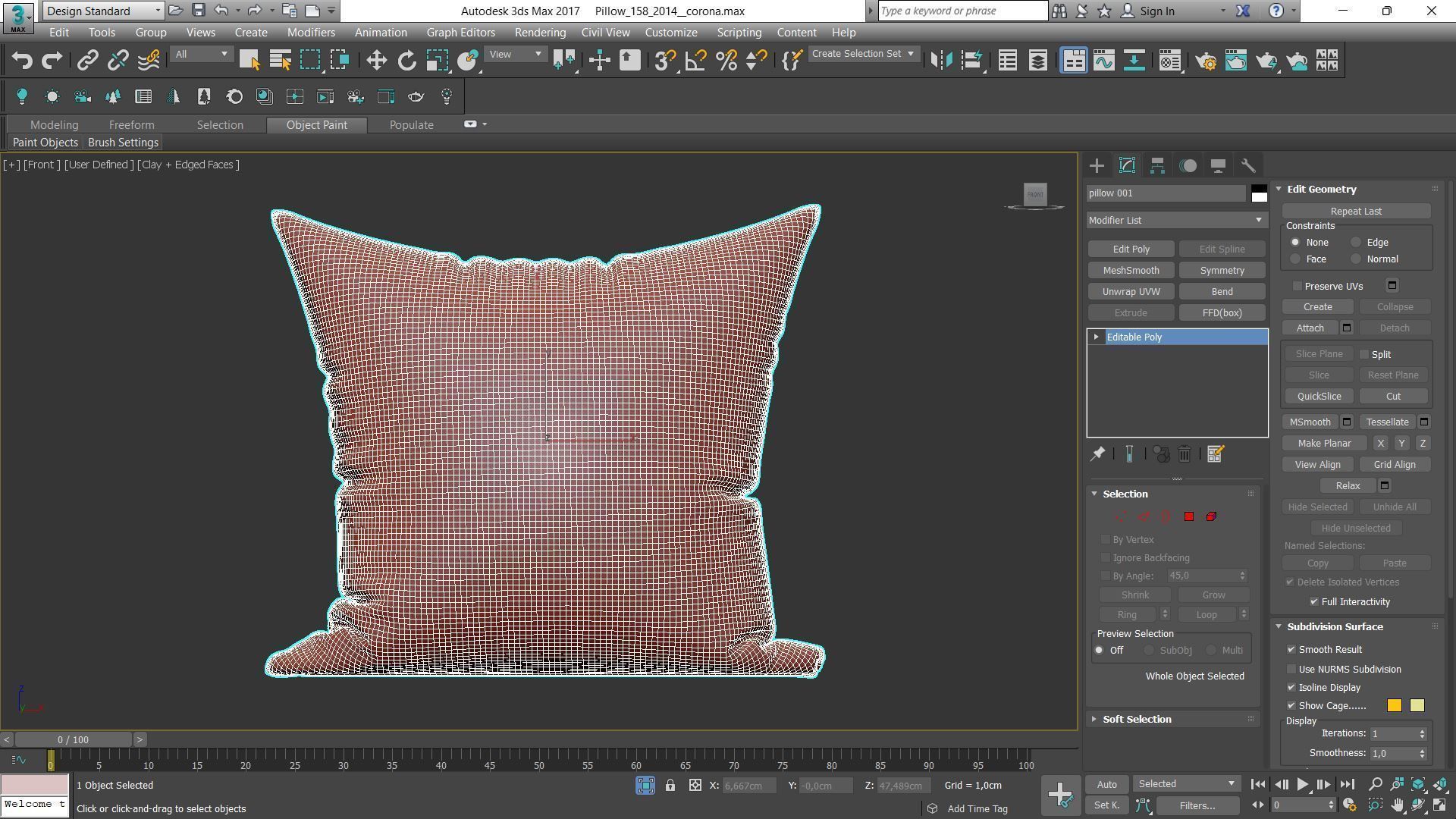 Decorative pillows Houzz set 158 3D model_5