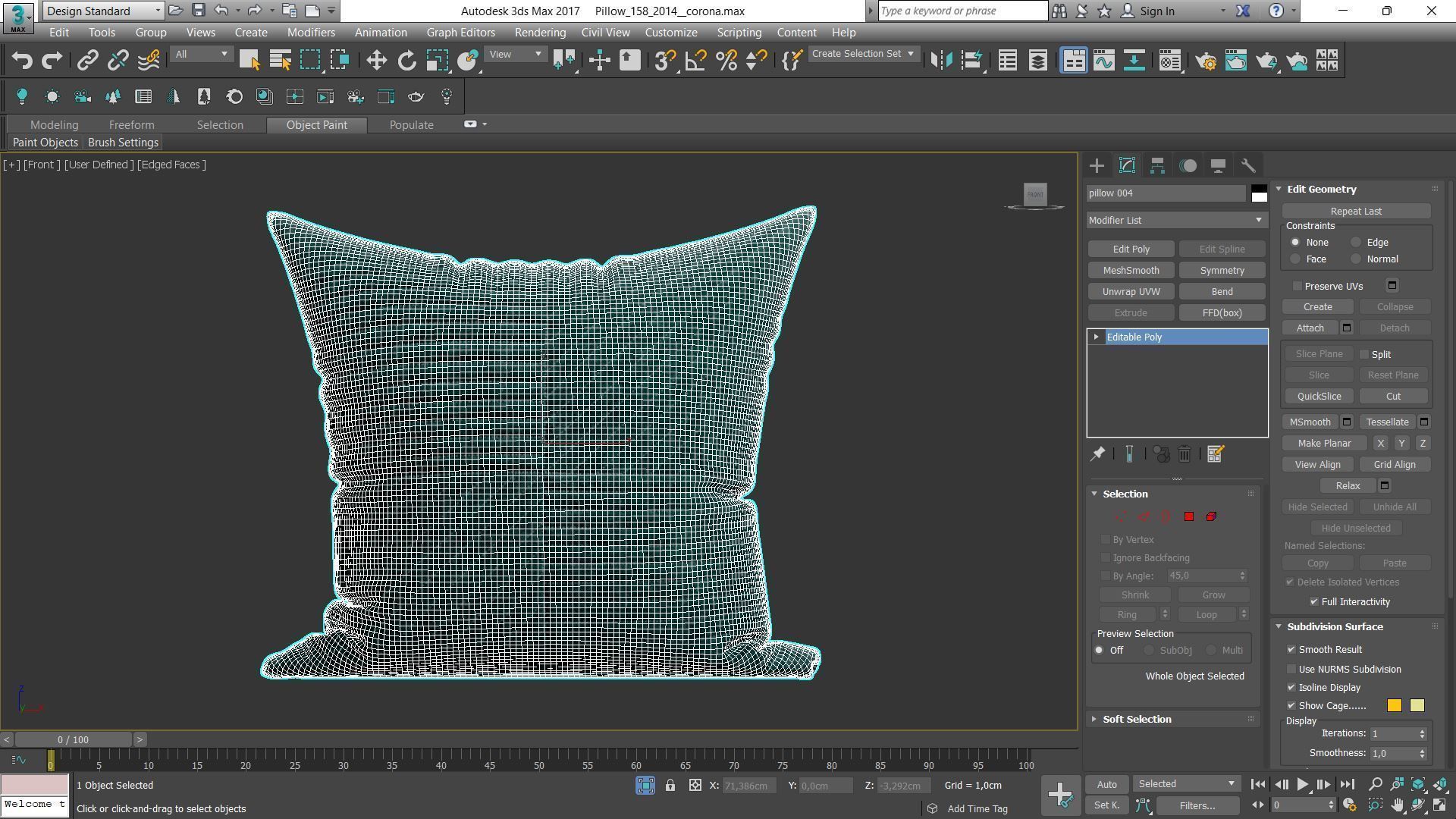 Decorative pillows Houzz set 158 3D model_11