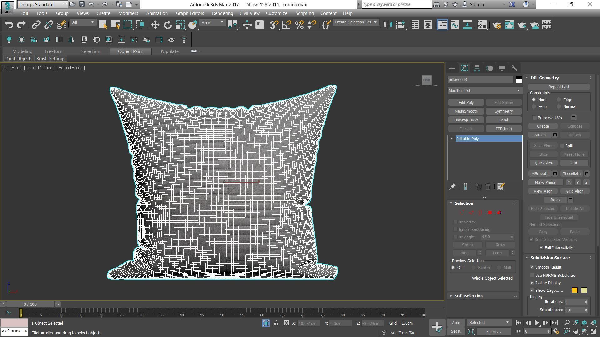 Decorative pillows Houzz set 158 3D model_9