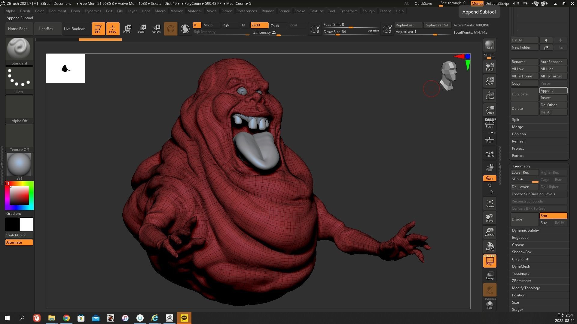 3d Ghostbusters ghost character 3D model | CGTrader