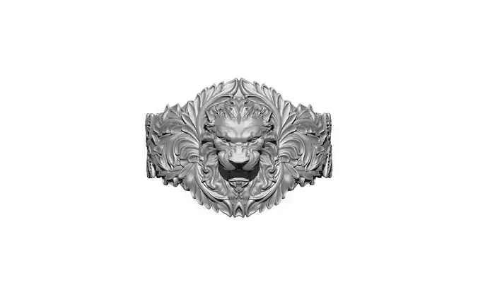Fashion Rome Lion Animal Ring Jewellery