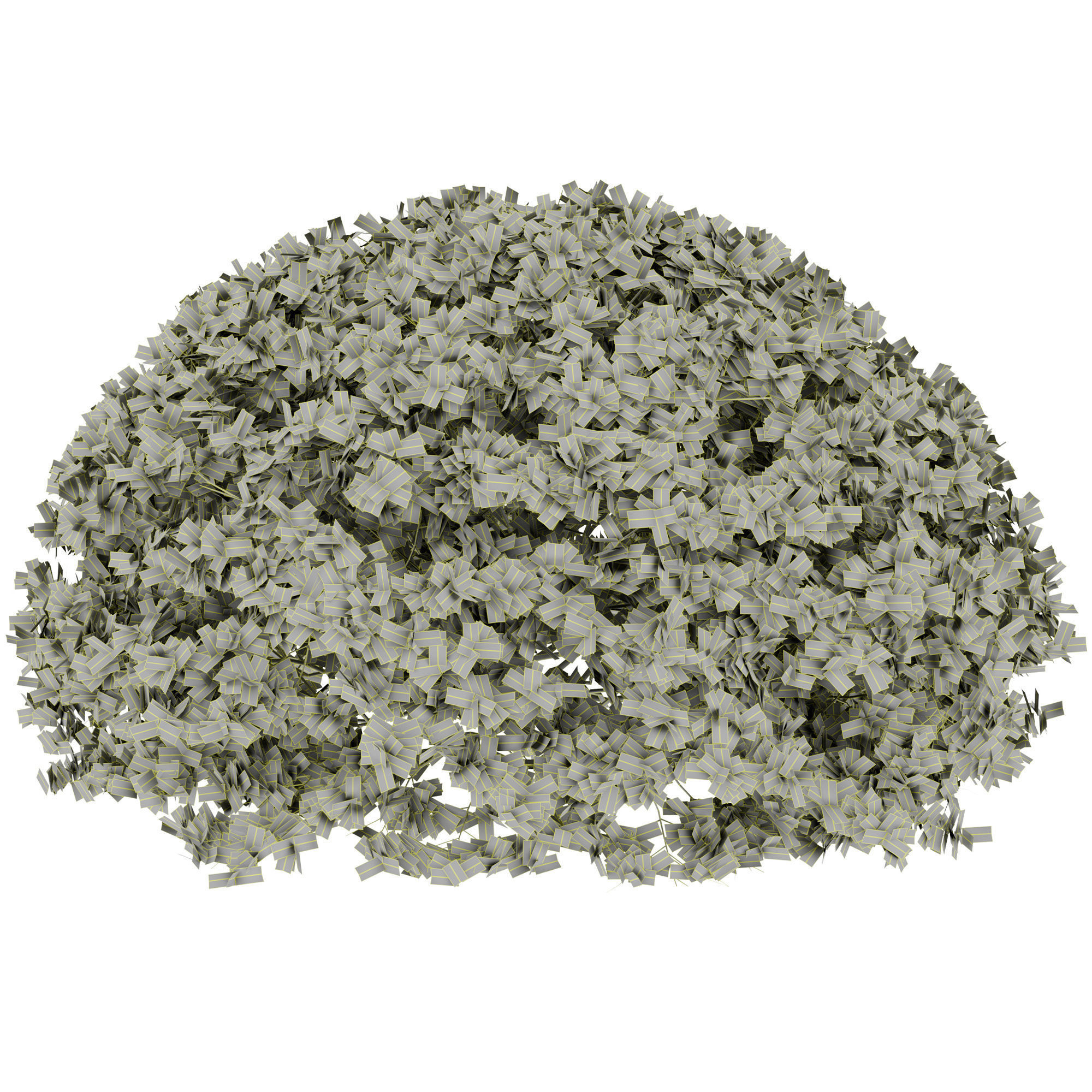 Buxus bush 3D model_6