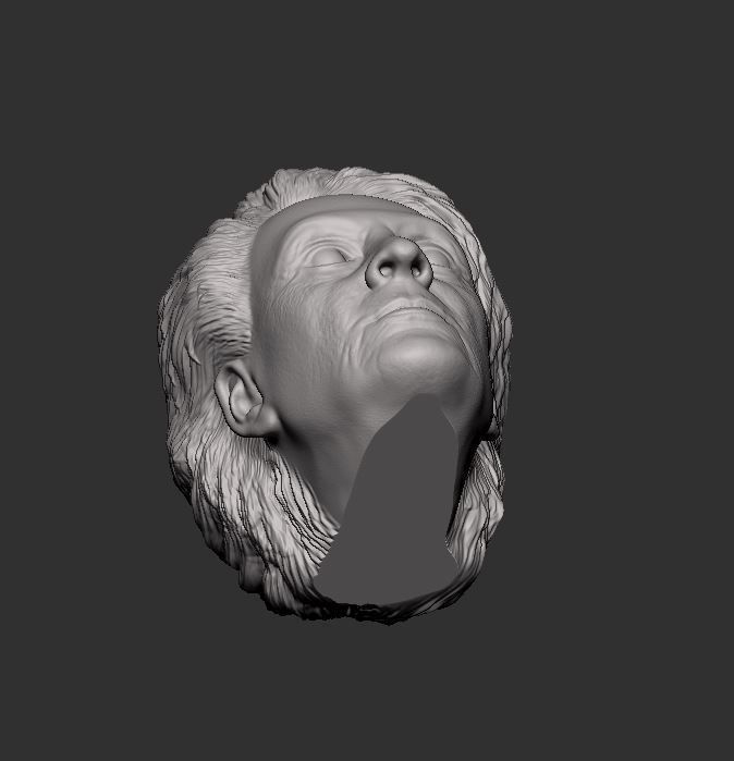 Head 55 3D print model_9