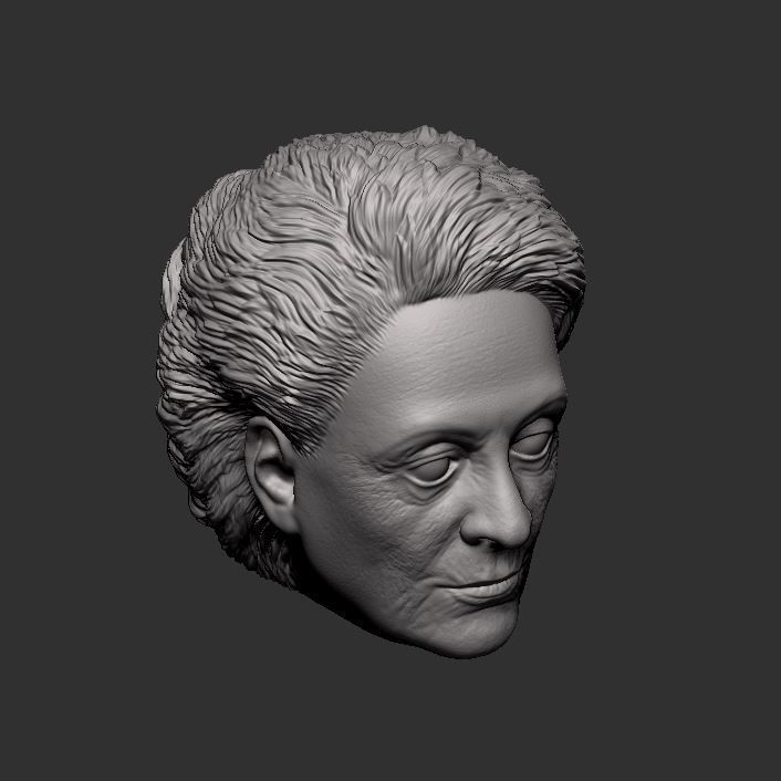 Head 55 3D print model_10