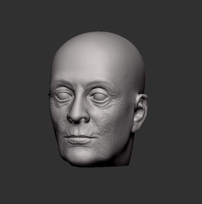 Head 55 3D print model_3