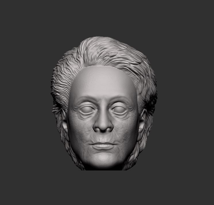 Head 55 3D print model_5