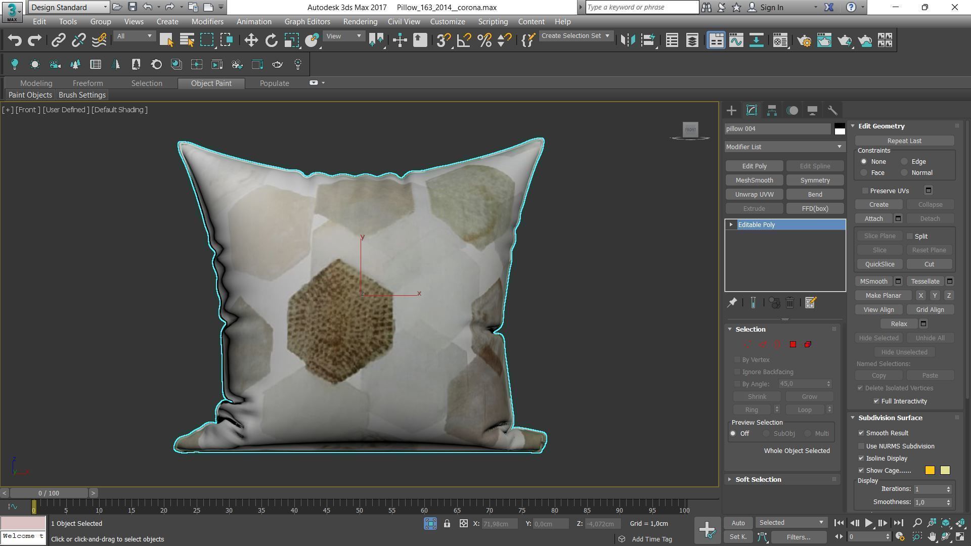 Decorative pillows Houzz set 163 3D model_10