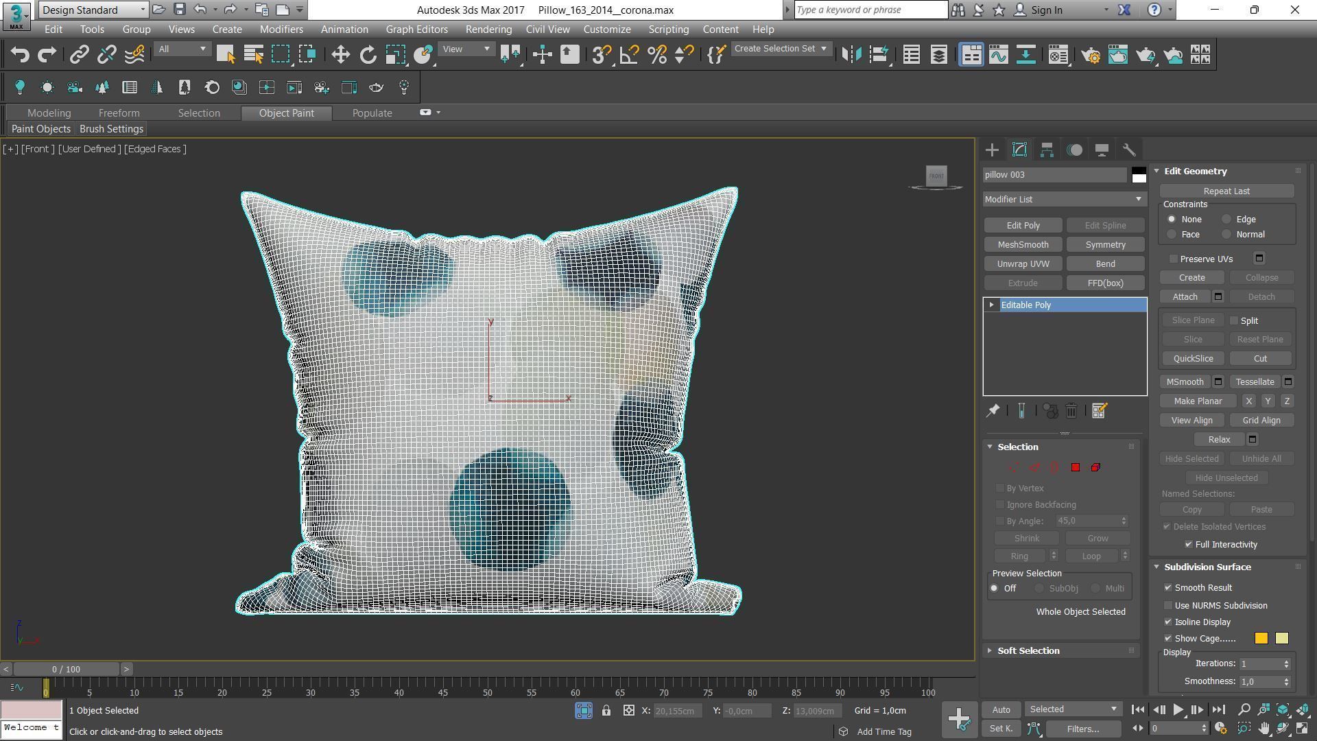 Decorative pillows Houzz set 163 3D model_9