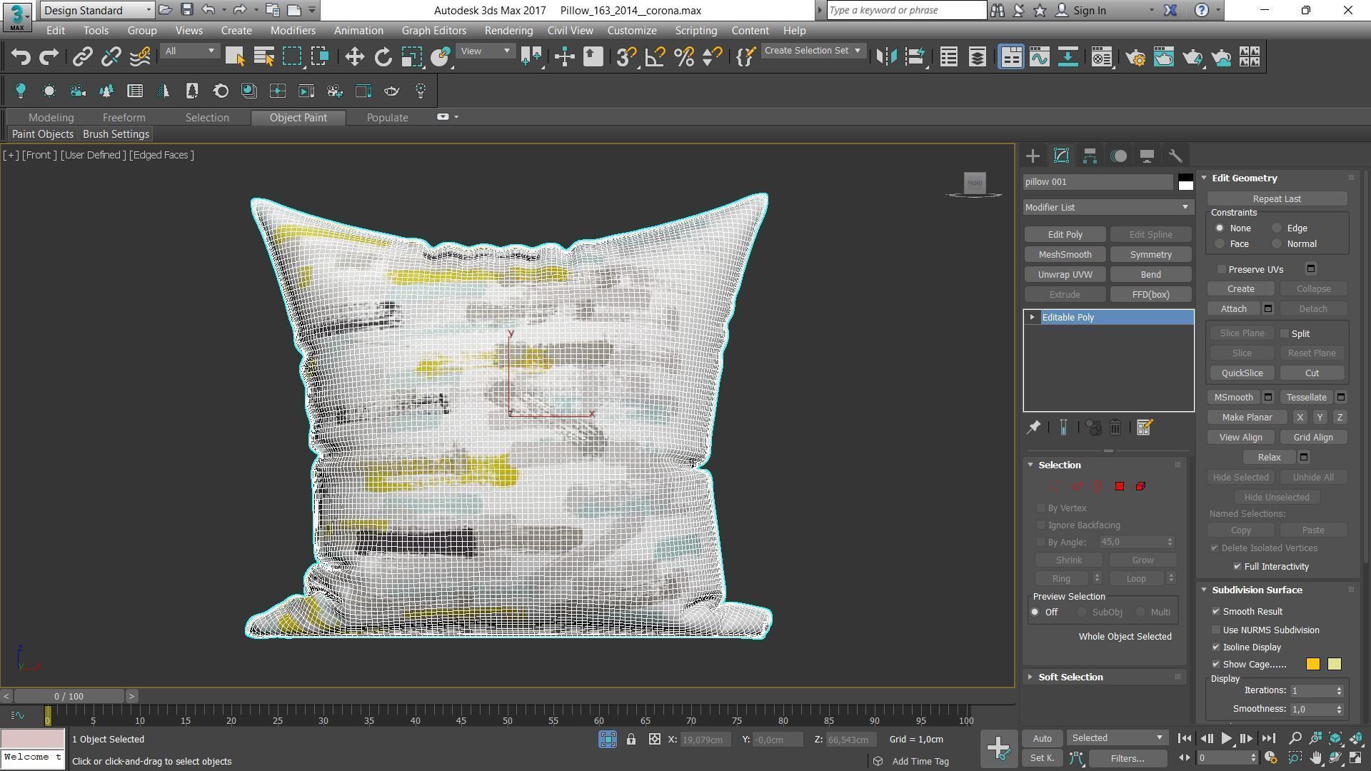 Decorative pillows Houzz set 163 3D model_3