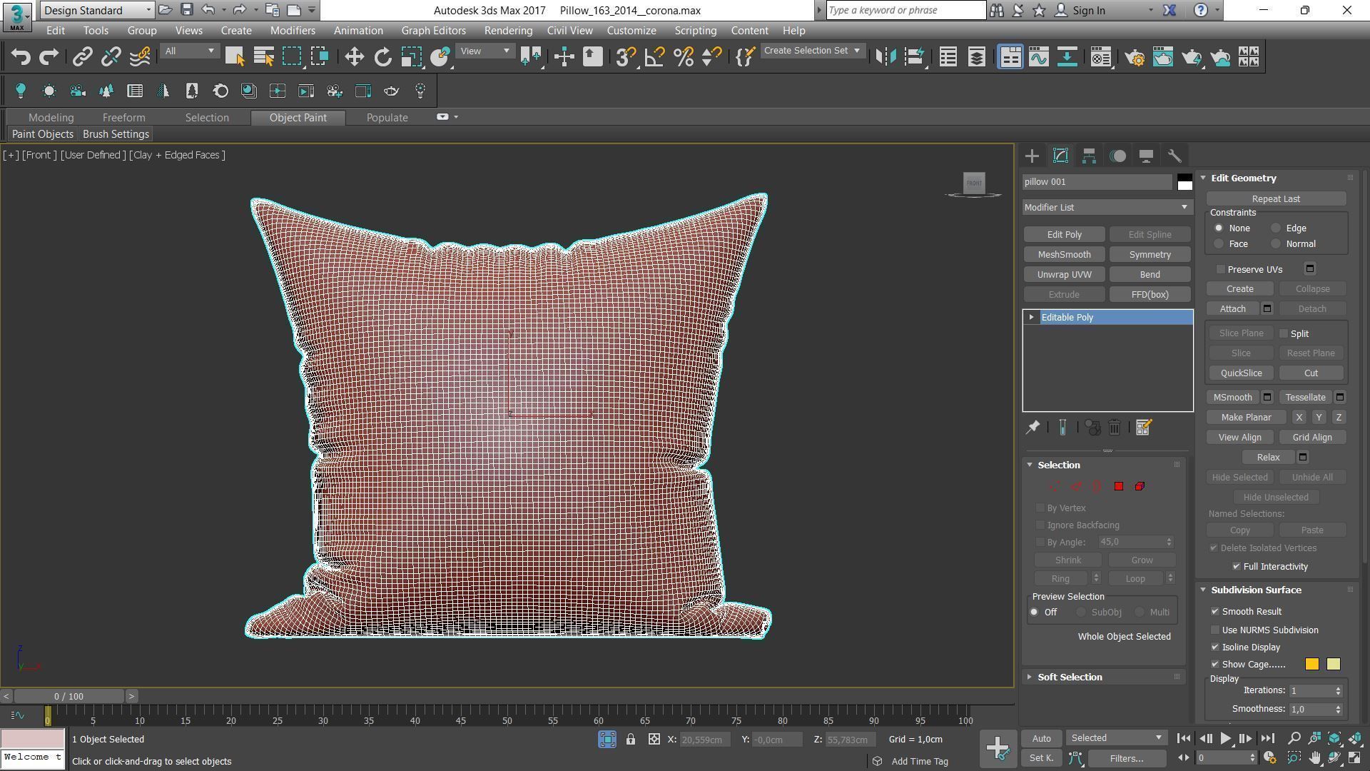 Decorative pillows Houzz set 163 3D model_5