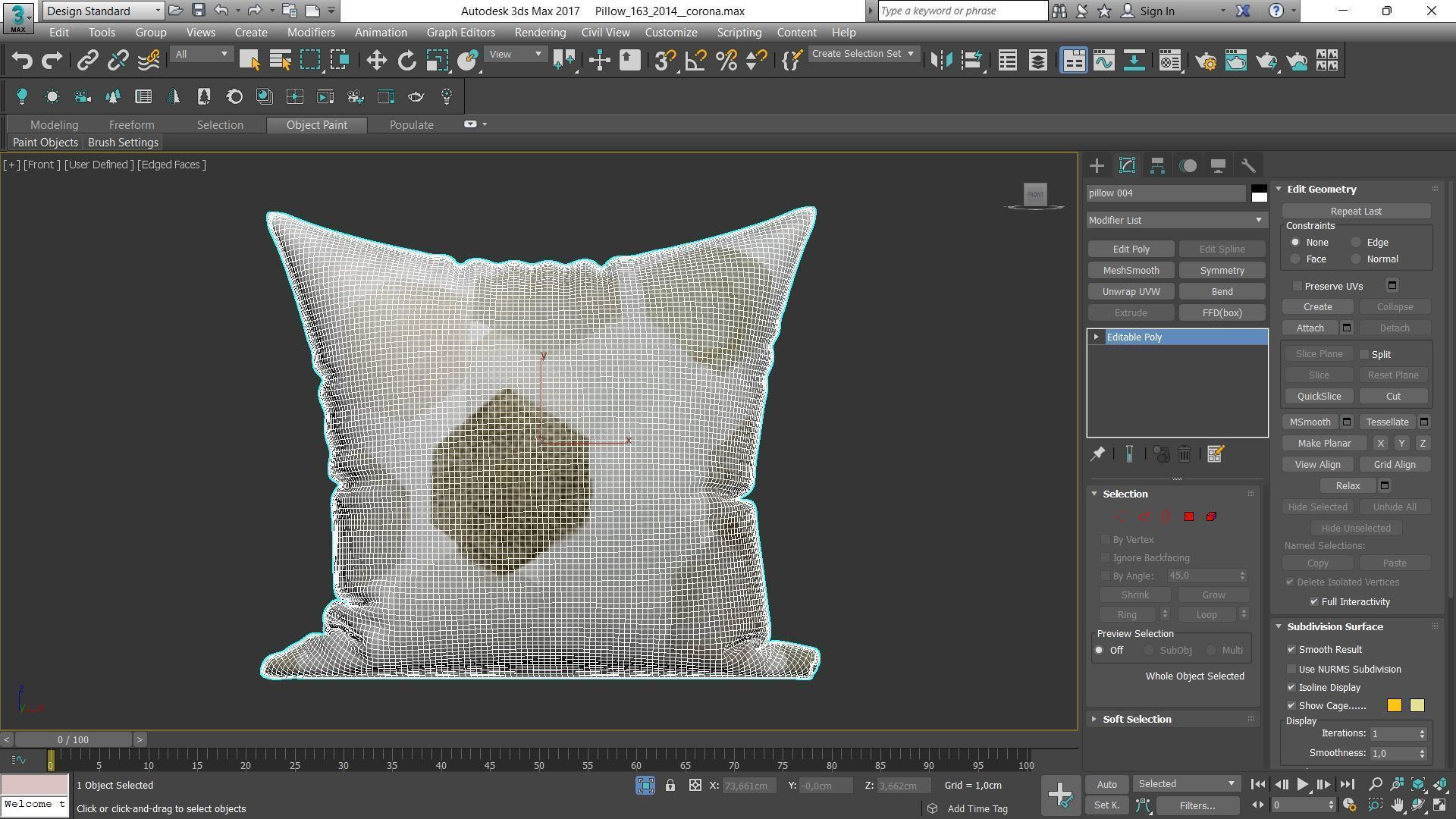 Decorative pillows Houzz set 163 3D model_11