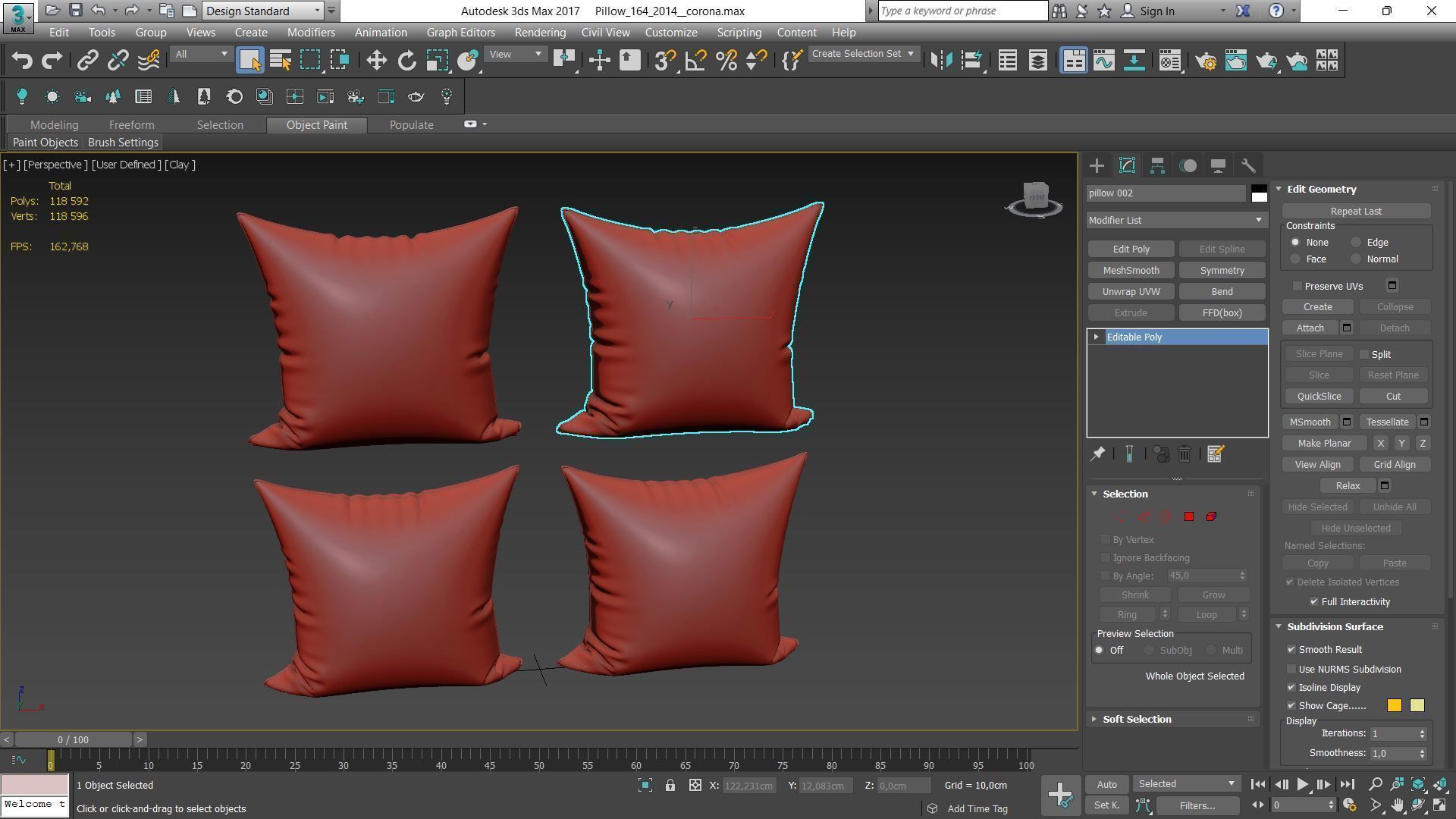 Decorative pillows Houzz set 164 3D model_20